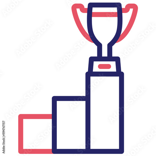 Ambition vector icon illustration of Achievements iconset.