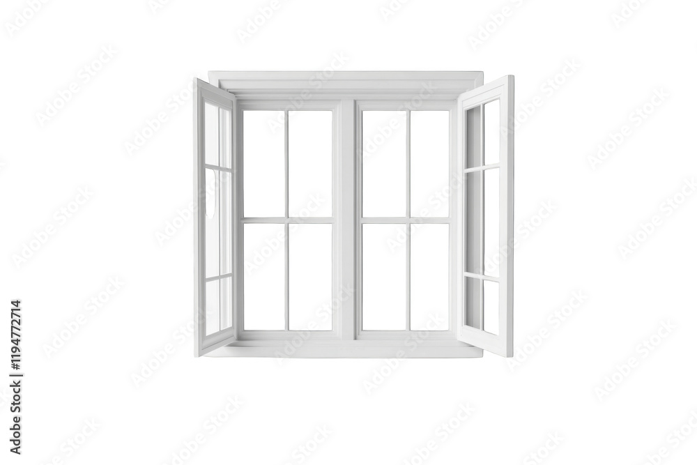 window isolated on white background window isolated on white background
