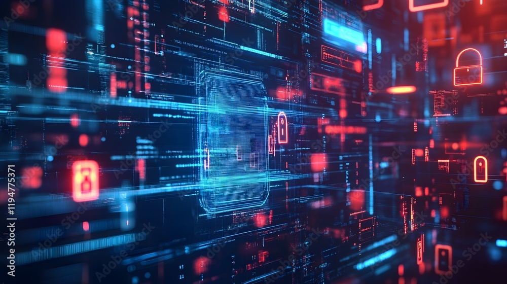 A conceptual image of a digital fingerprint scan and lock icons, symbolizing identity security in the cyber realm, highlighting measures to prevent unauthorized access and identity-related security A conceptual image of a digital fingerprint scan and lock icons, symbolizing identity security in the cyber realm, highlighting measures to prevent unauthorized access and identity-related security