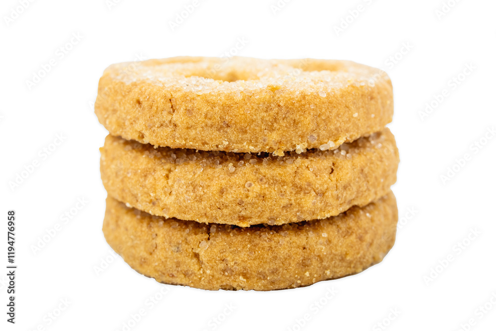 Danish shortbread cookies close-up, macro of cookies, pastries, cookies on a white background, isolate, catalog photo of food Danish shortbread cookies close-up, macro of cookies, pastries, cookies on a white background, isolate, catalog photo of food