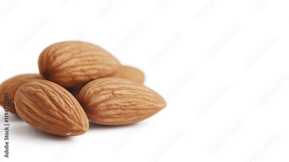 Nuts isolated on a white background Nuts isolated on a white background