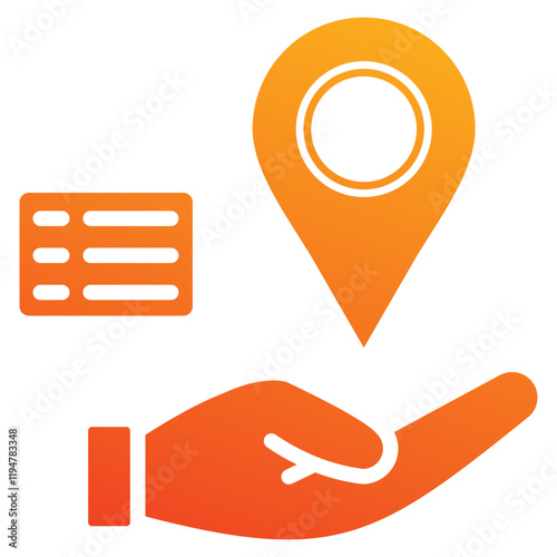 Share Location icon element fo design