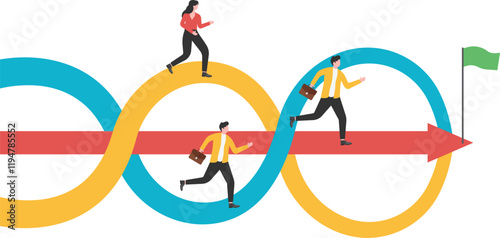 Taking initiative be first to try different way and discover new opportunity,

