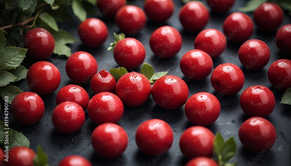 red berries of a currant red berries of a currant