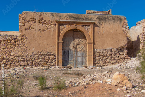 Ruin of Dar El Caid Hahhi between Essaouira and Safi in Morocco photo