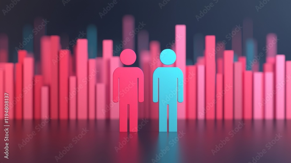 Dynamic interaction between two stylized characters digital landscape graphic design abstract environment close-up view conceptual representation Dynamic interaction between two stylized characters digital landscape graphic design abstract environment close-up view conceptual representation