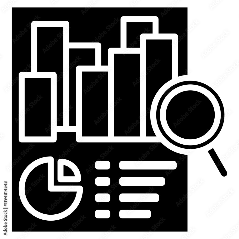 report statistics icon element for design report statistics icon element for design