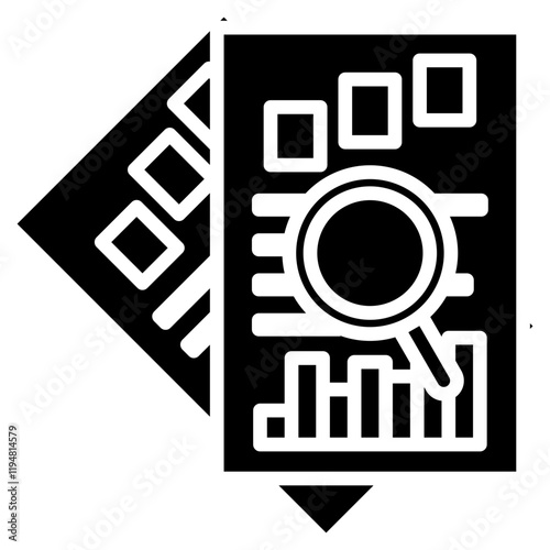 result data icon element for design