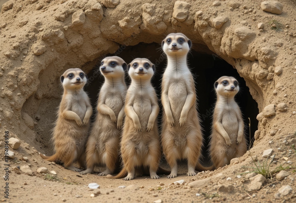 Fototapeta premium meerkat on guard