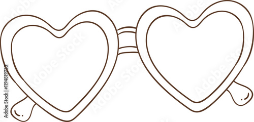 heart shape glasses