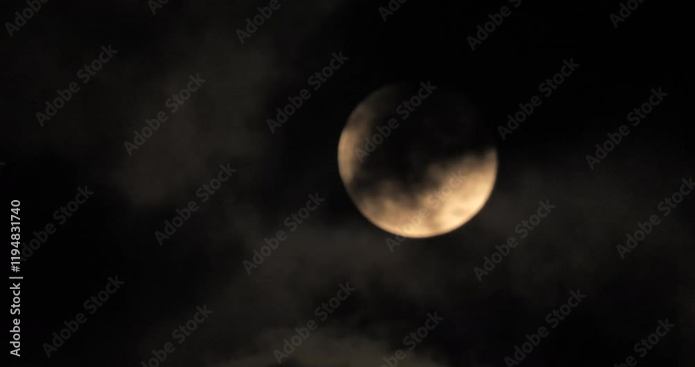blurred full moon in the dark sky blurred full moon in the dark sky