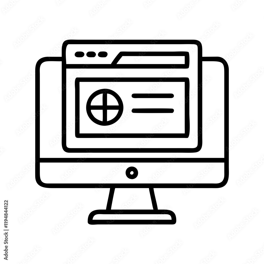 computer screen with web browser icon, computer screen with web browser vector computer screen with web browser icon, computer screen with web browser vector