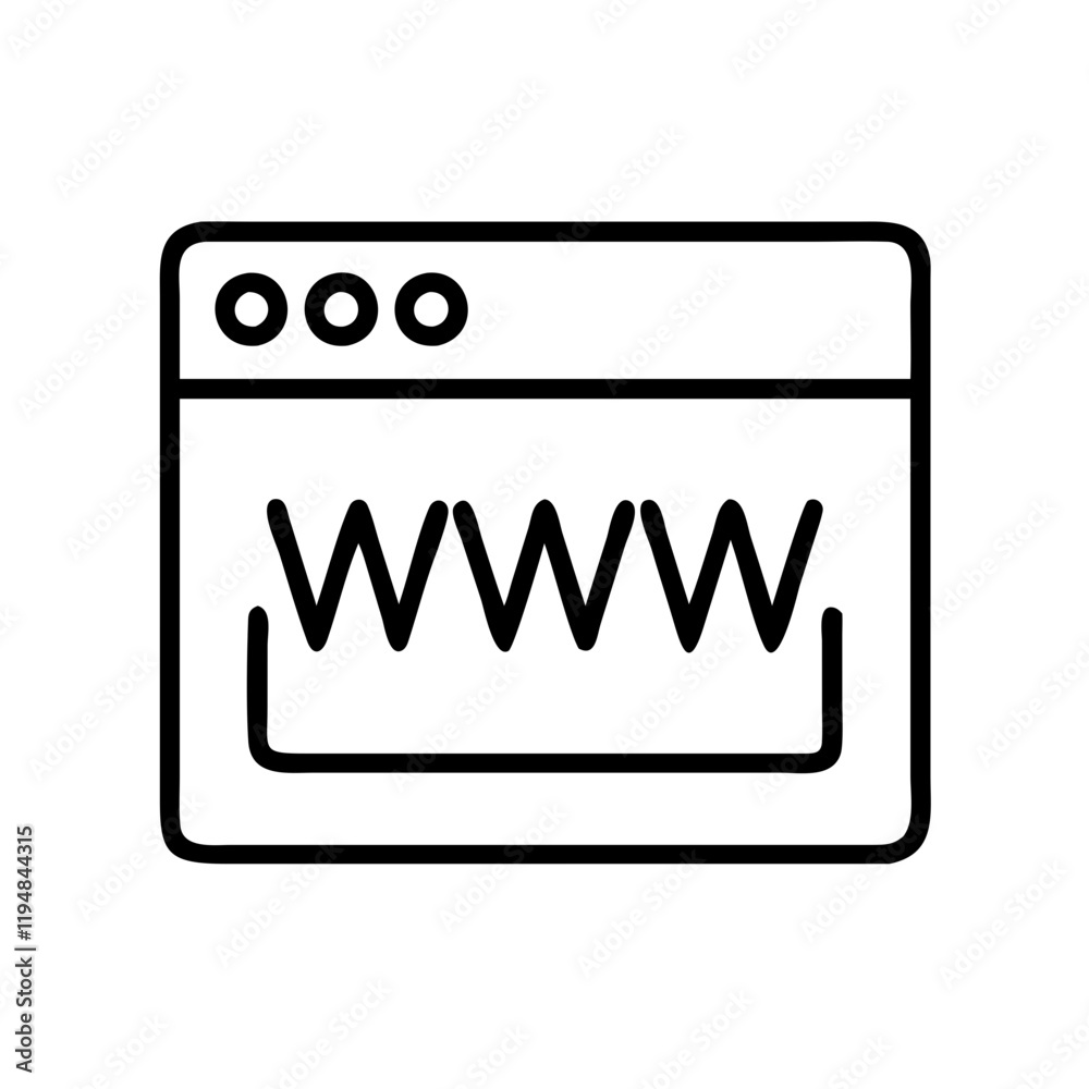 domain name www icon, domain name www line art - simple line art of domain name www, perfect for domain name www logos and icons and themed design domain name www icon, domain name www line art - simple line art of domain name www, perfect for domain name www logos and icons and themed design