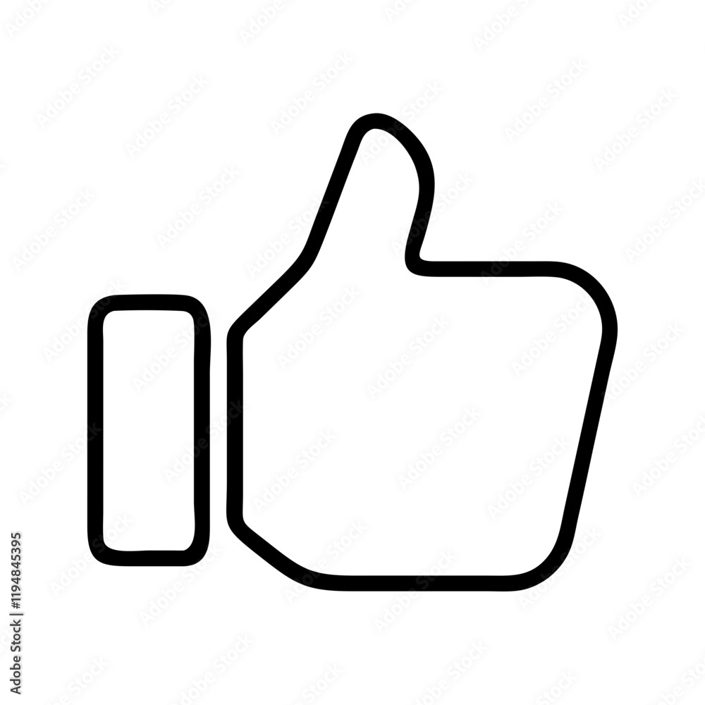 like button icon, like button line art - simple line art of like button, perfect for like button logos and icons and themed design like button icon, like button line art - simple line art of like button, perfect for like button logos and icons and themed design