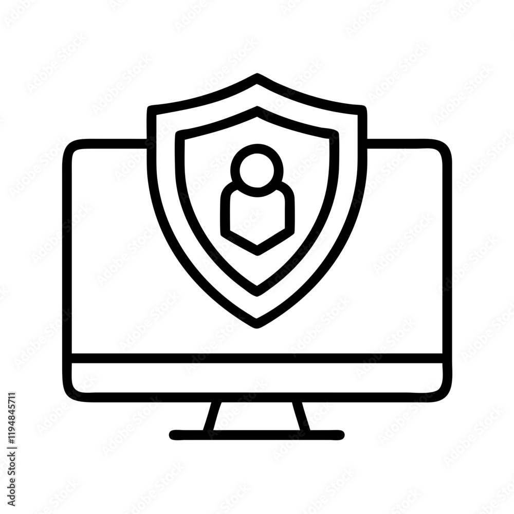online privacy shield icon, online privacy shield line art - simple line art of online privacy shield, perfect for online privacy shield logos and icons and themed design online privacy shield icon, online privacy shield line art - simple line art of online privacy shield, perfect for online privacy shield logos and icons and themed design