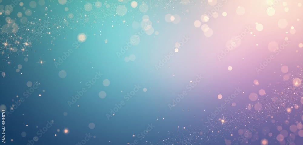 Fototapeta premium Pastel bokeh background with soft pink and blue tones.