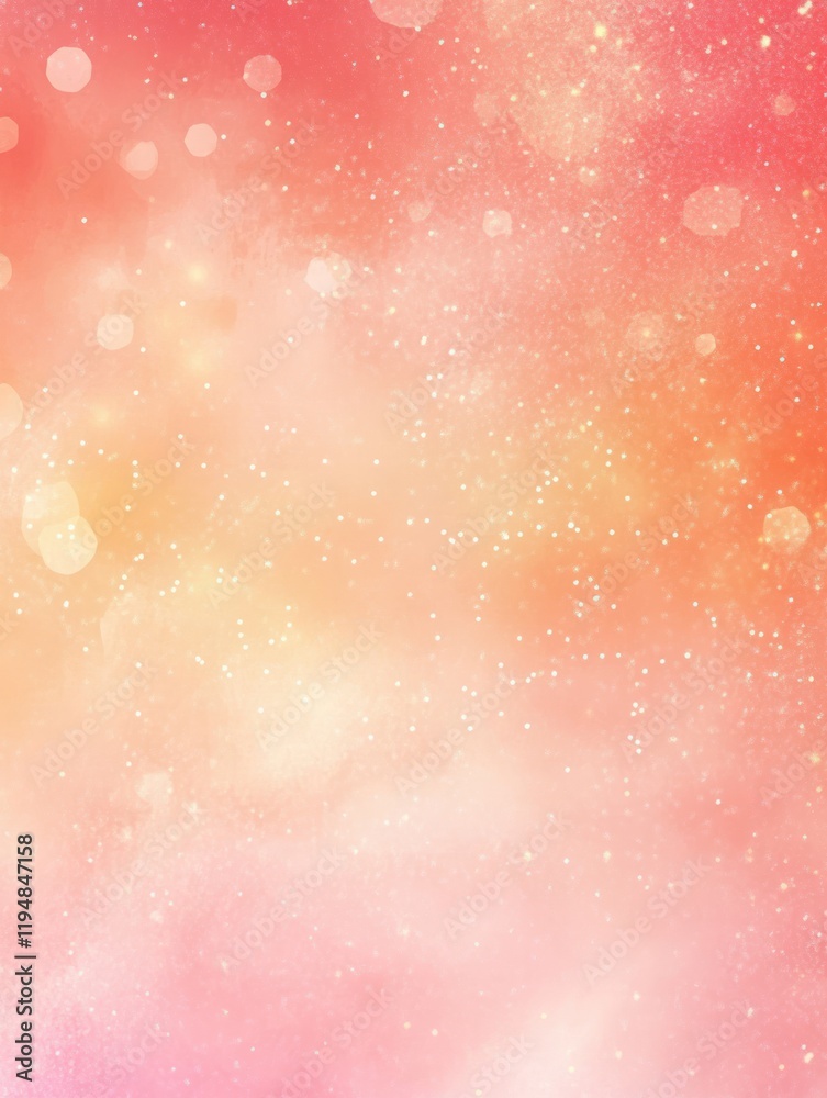 Warm and inviting watercolor background with blush pink and orange tones for creative projects Warm and inviting watercolor background with blush pink and orange tones for creative projects