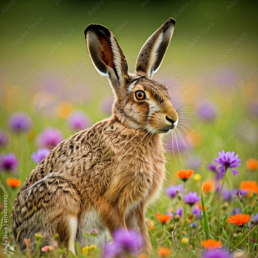 Obraz premium rabbit in the meadow