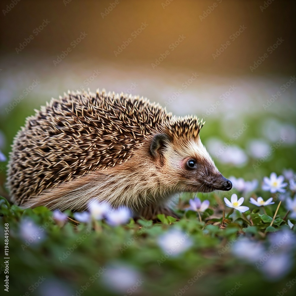 Fototapeta premium hedgehog in the grass