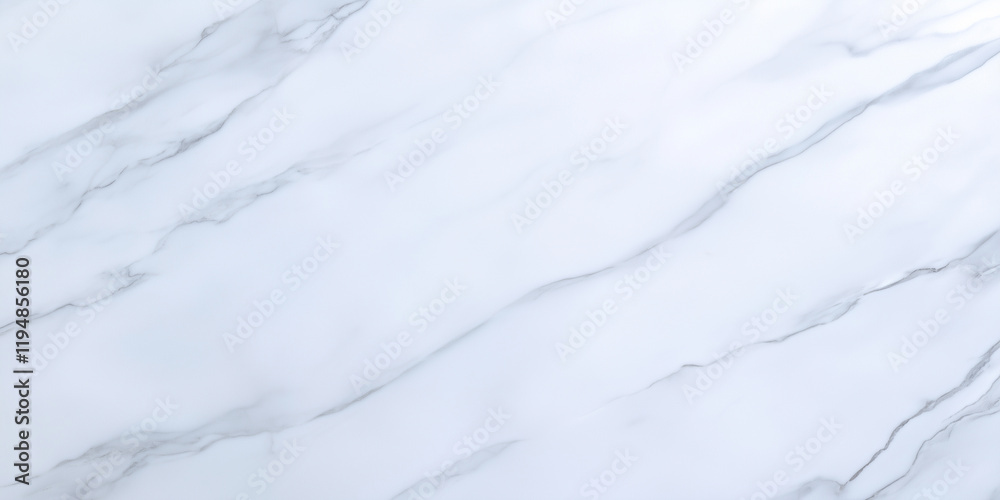 Fototapeta premium Elegant white marble surface with subtle gray veining, perfect for backgrounds.