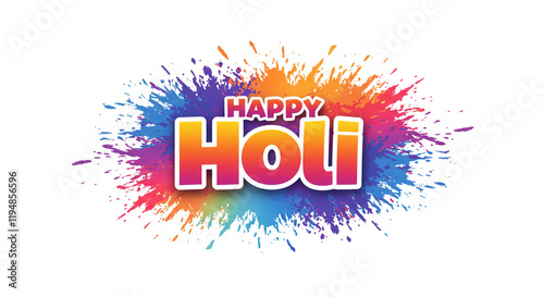Happy Holi Festival Celebra...