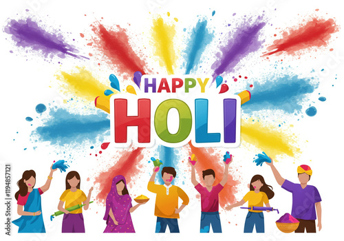 Happy Holi Celebration
