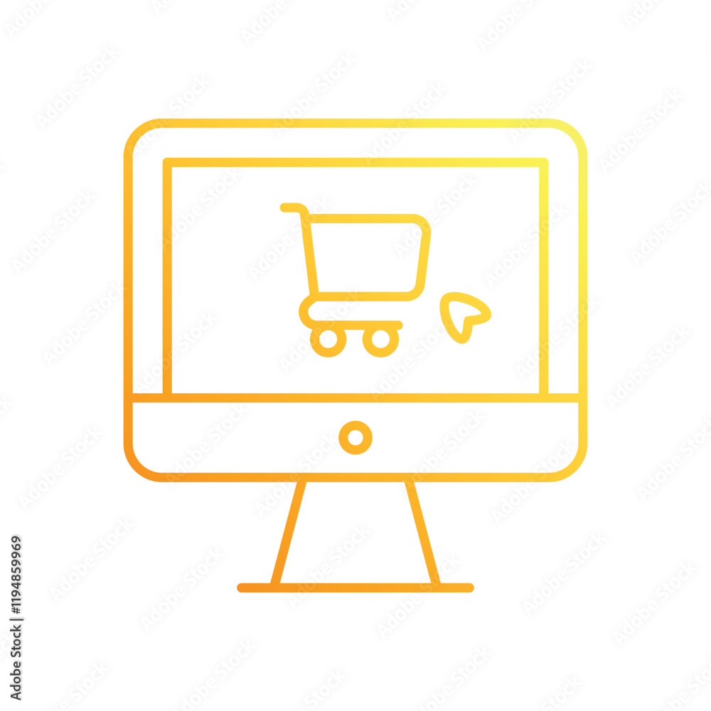 Online Shopping icon design Online Shopping icon design