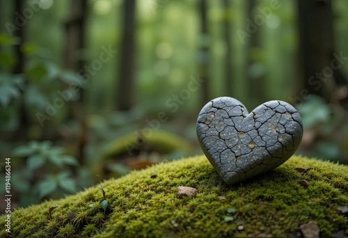 heart shaped stone
