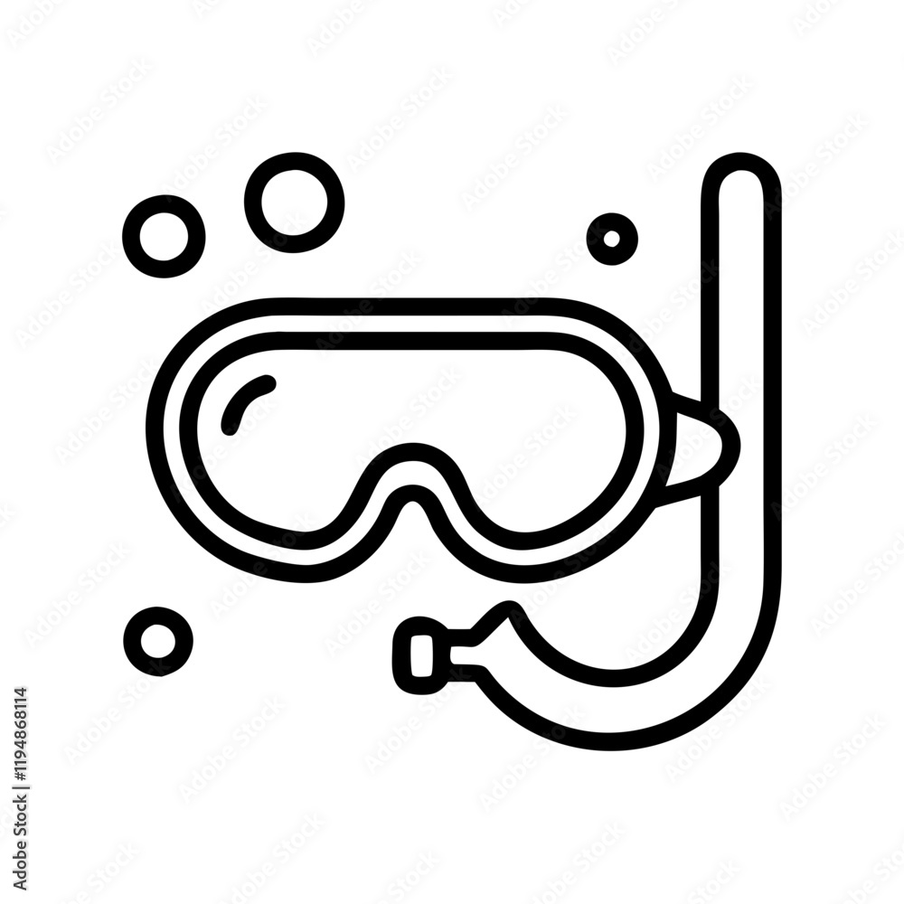 diving mask bubbles icon, diving mask bubbles line art - simple line art of diving mask bubbles, perfect for diving mask bubbles logos and icons and themed design diving mask bubbles icon, diving mask bubbles line art - simple line art of diving mask bubbles, perfect for diving mask bubbles logos and icons and themed design