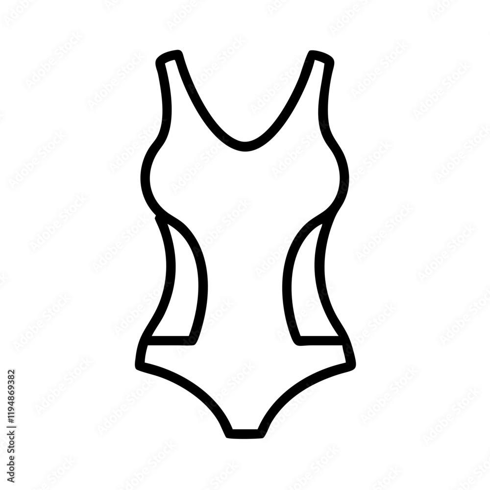 swimsuit icon, swimsuit line art - simple line art of swimsuit, perfect for swimsuit logos and icons and themed design swimsuit icon, swimsuit line art - simple line art of swimsuit, perfect for swimsuit logos and icons and themed design