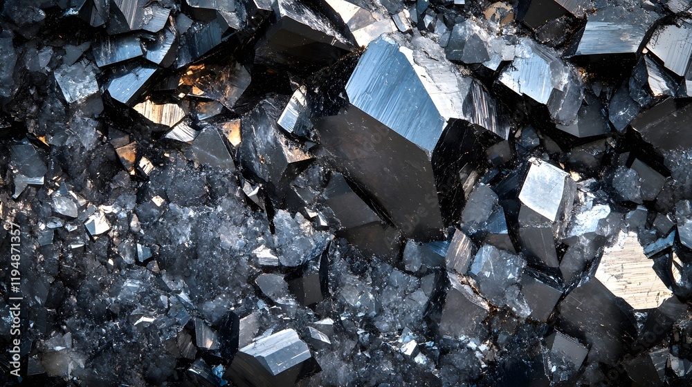 Hematite Crystal Abstract Background Hematite Crystal Abstract Background