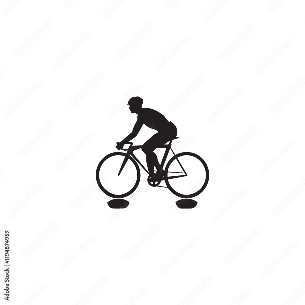 Fototapeta premium cyclist Vector 