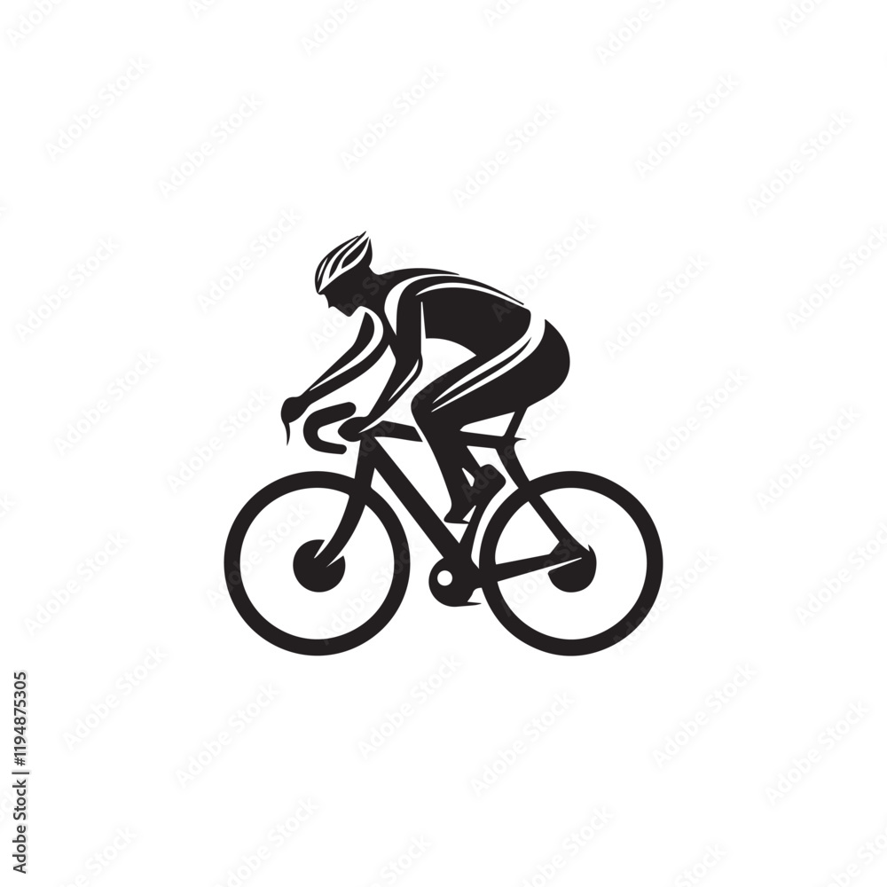 Fototapeta premium rider silhouette
