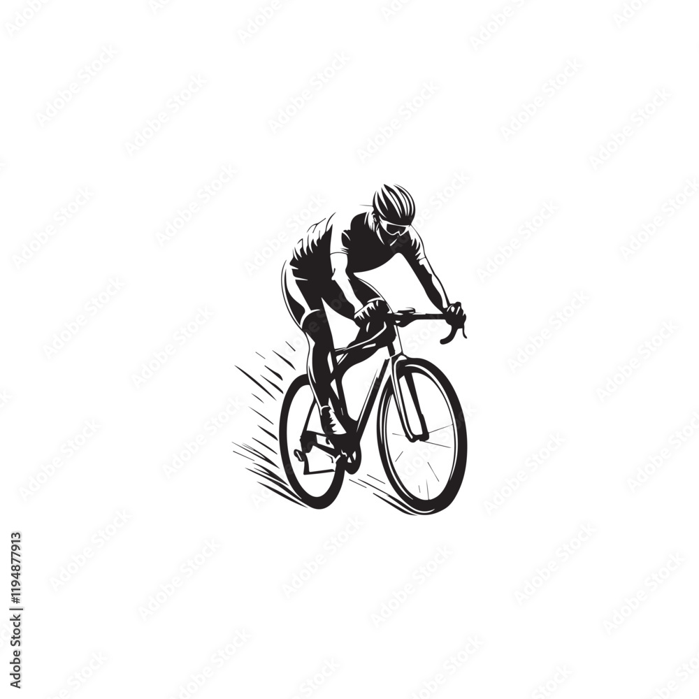 Obraz premium rider silhouette