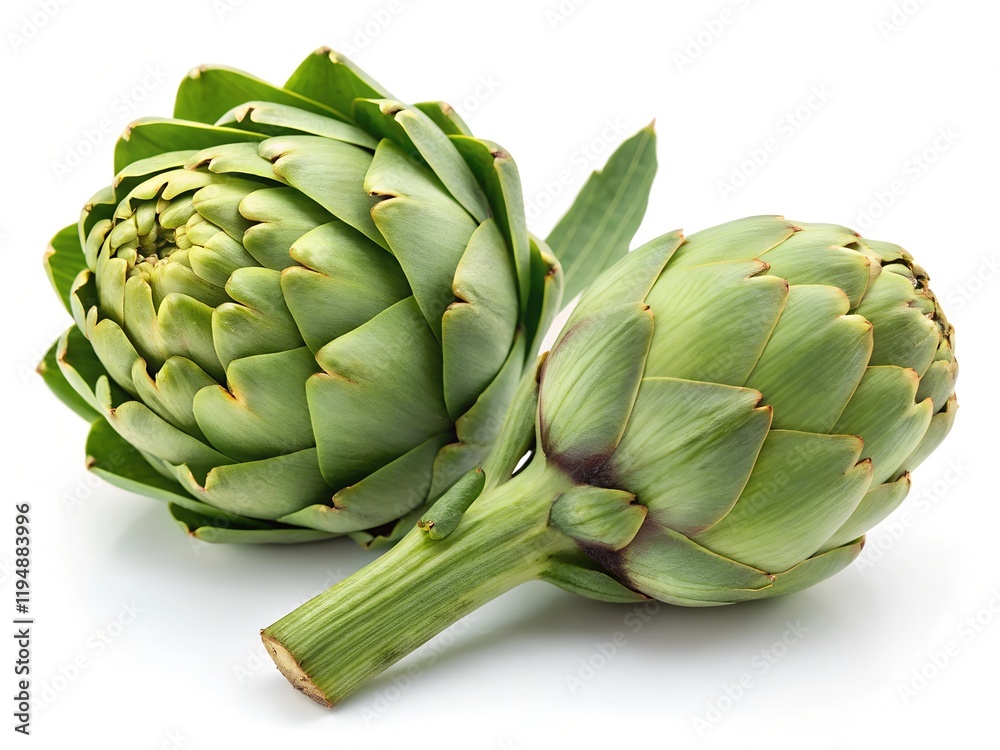 Obraz premium artichoke isolated on white background