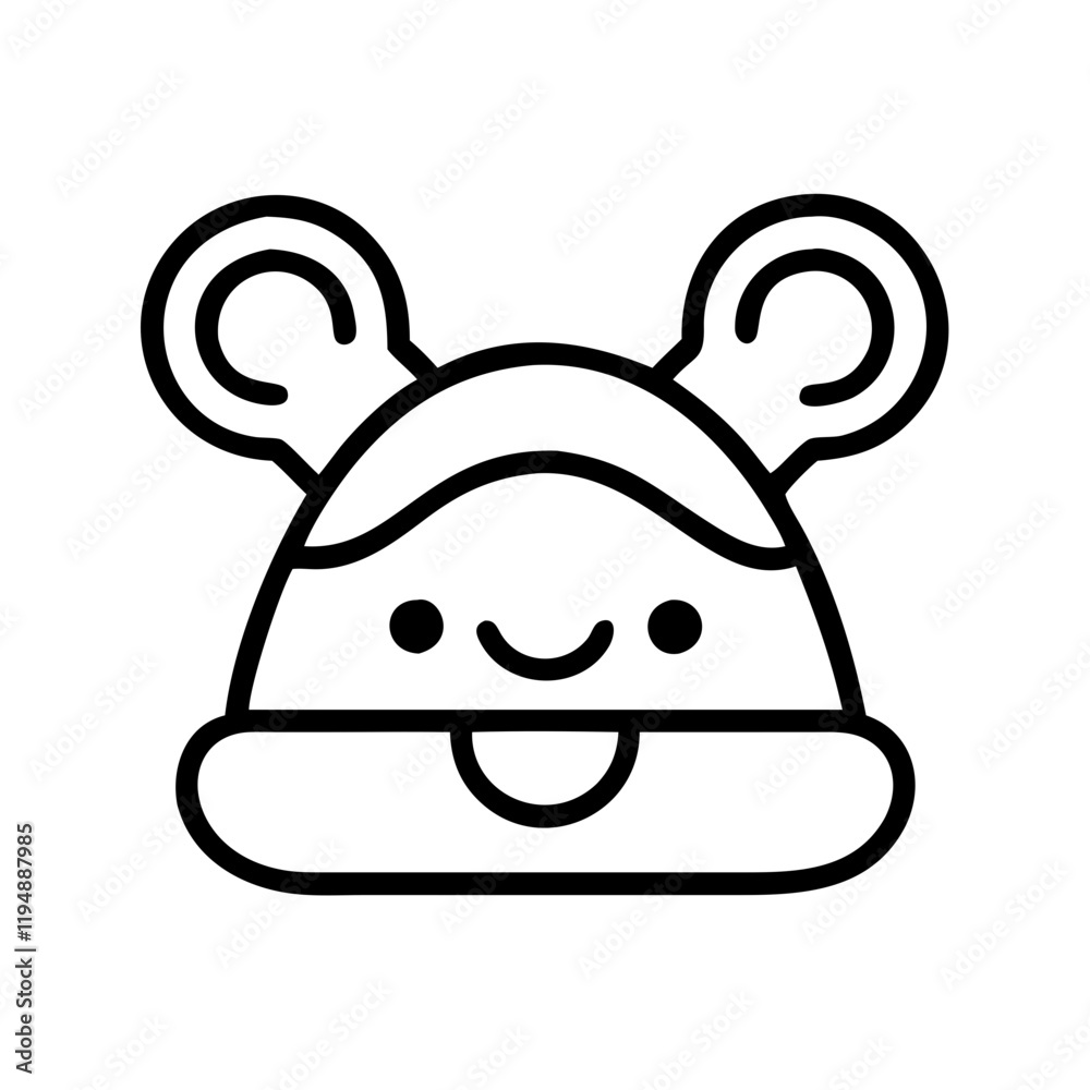 theme park mascot hat icon, theme park mascot hat line art - simple line art of theme park mascot hat, perfect for theme park mascot hat logos and icons and themed design theme park mascot hat icon, theme park mascot hat line art - simple line art of theme park mascot hat, perfect for theme park mascot hat logos and icons and themed design