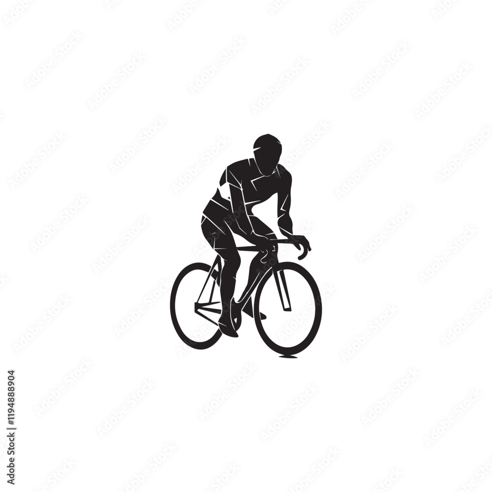 Obraz premium rider silhouette