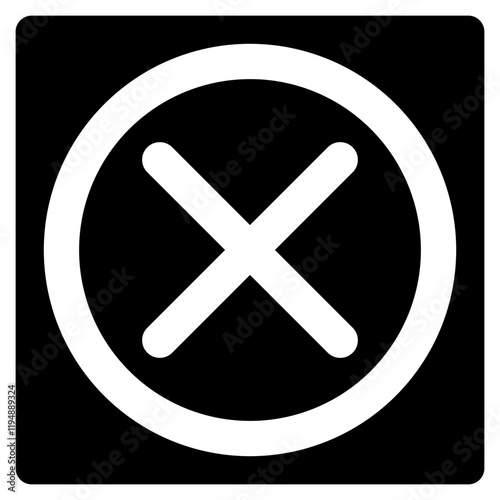 close button icon element for design