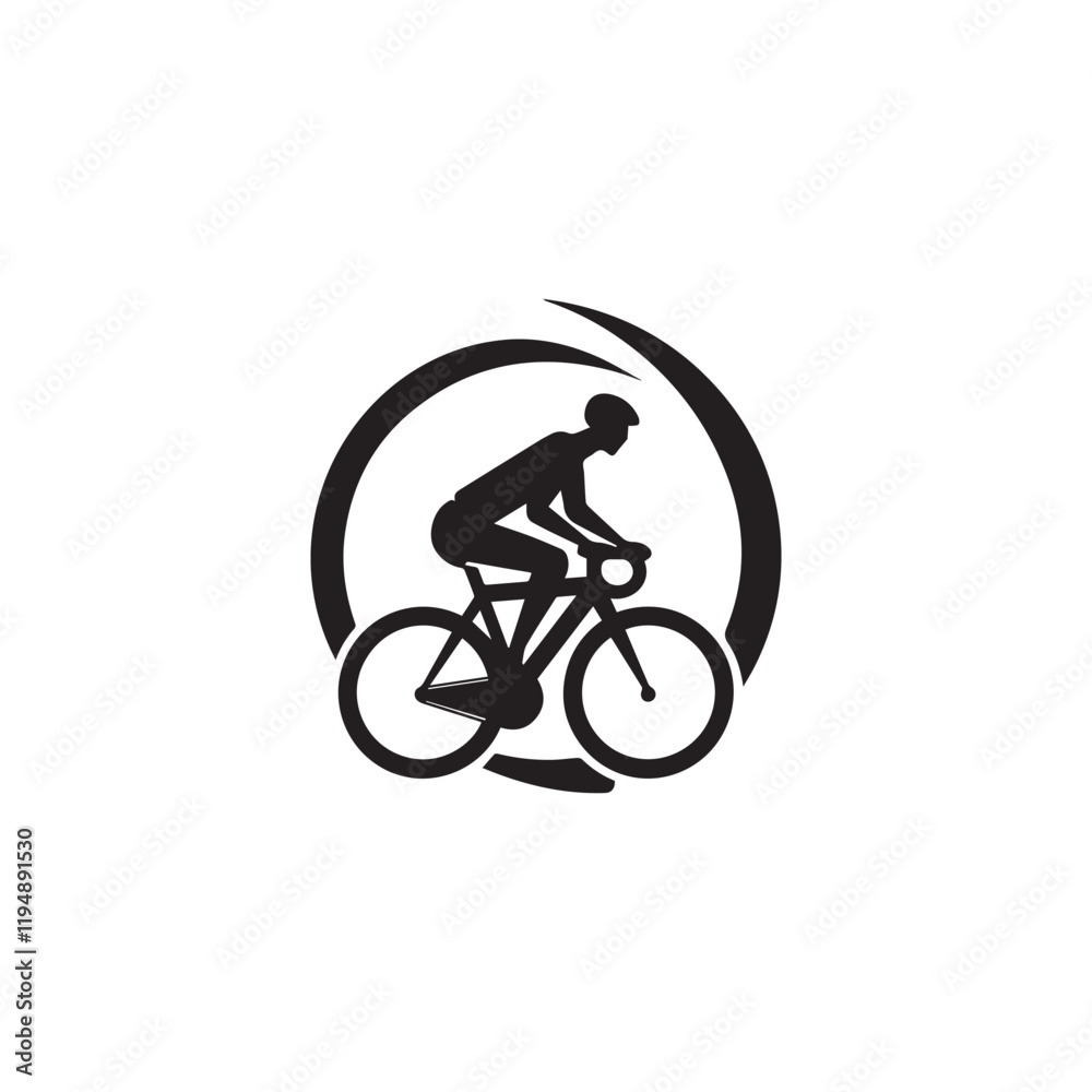 Fototapeta premium rider silhouette