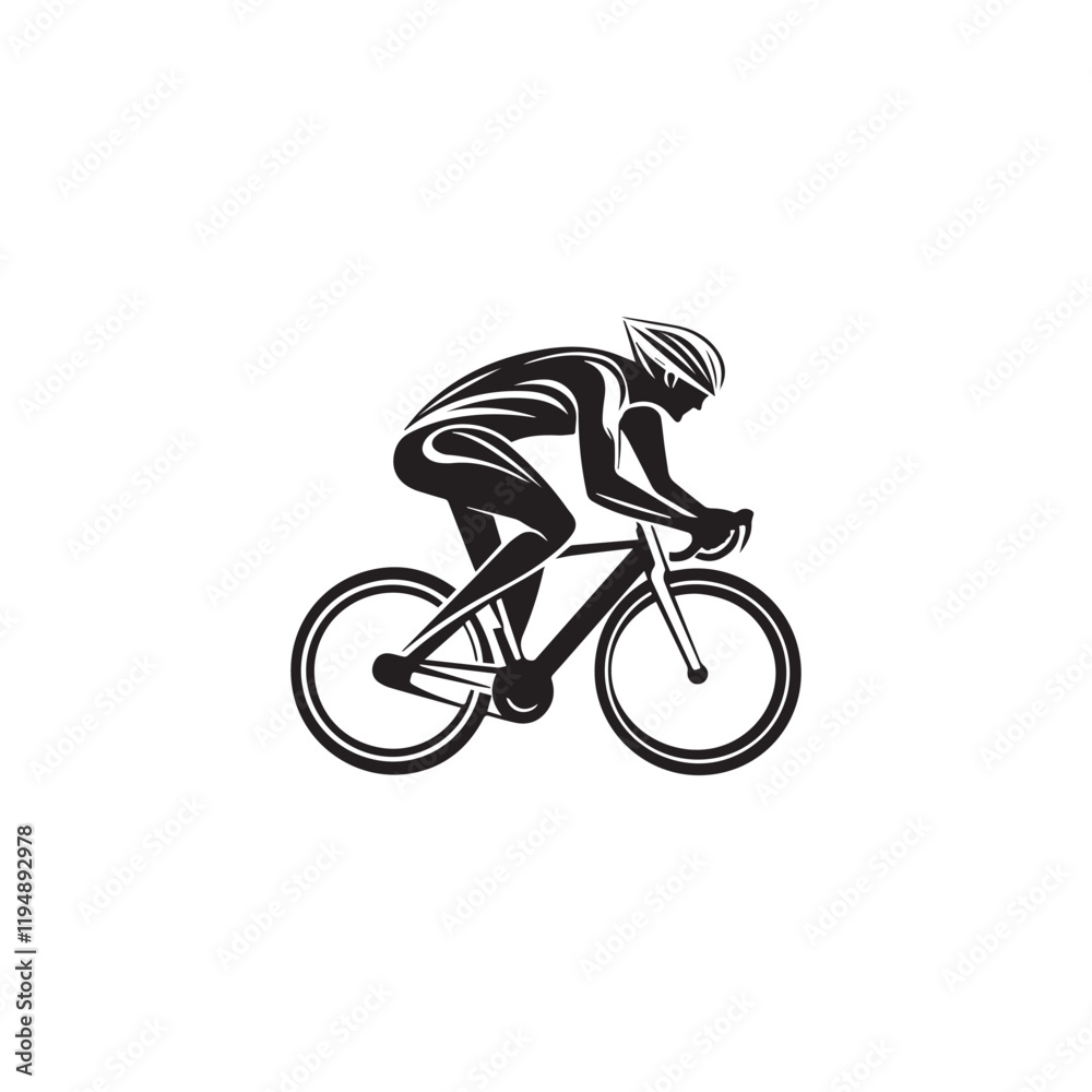Fototapeta premium rider silhouette
