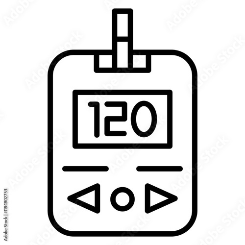 Blood Glucose Range Icon