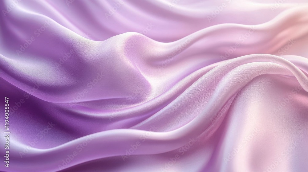Obraz premium Soft purple satin fabric draped.