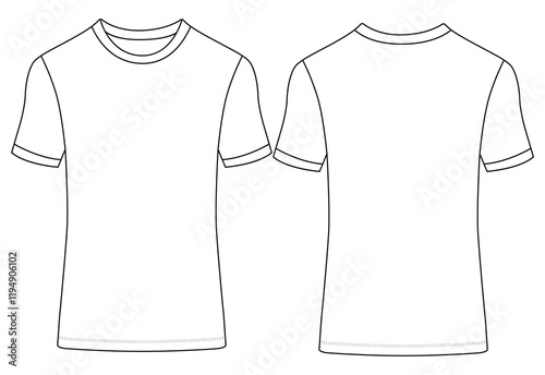  T shirt jersey mockup vector illustration template design	