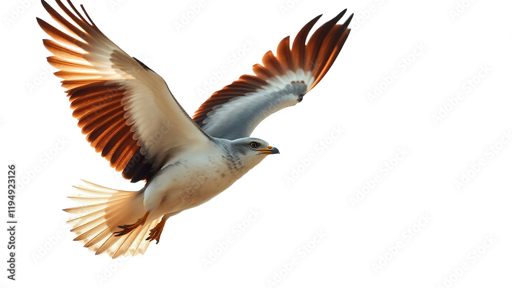 Fototapeta premium eagle isolated on png transparent
