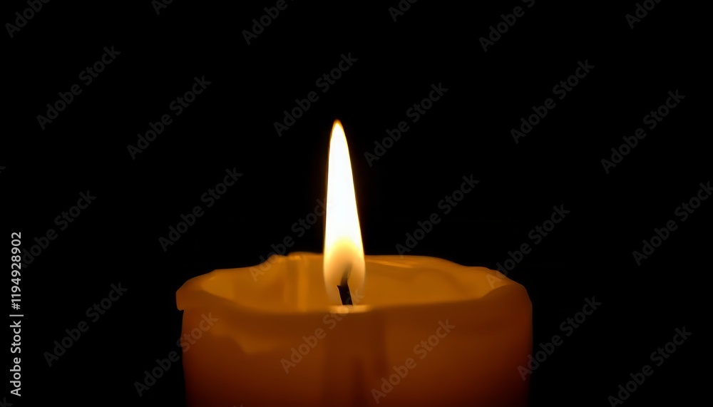 Close-up of a burning crimson candle flame. Close-up of a burning crimson candle flame.
