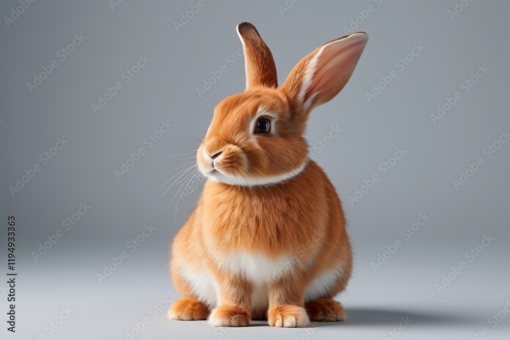 Obraz premium there is a small rabbit that is sitting on a table