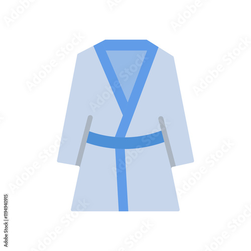 Bathrobe flat icon