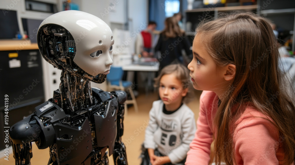 Engaging young kids in interactive learning about artificial intelligence concepts with a friendly robot Engaging young kids in interactive learning about artificial intelligence concepts with a friendly robot
