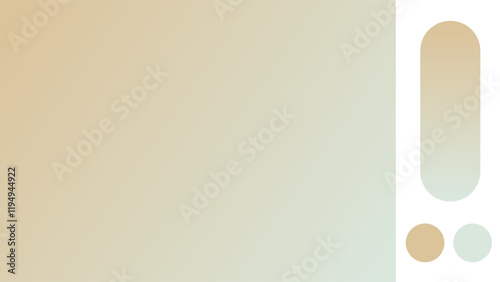 Beige and Seafoam Green gradient background with light blurred pattern. Abstract illustration with gradient blur design. Blurred colored abstract background. Colorful gradient. Vector illustration