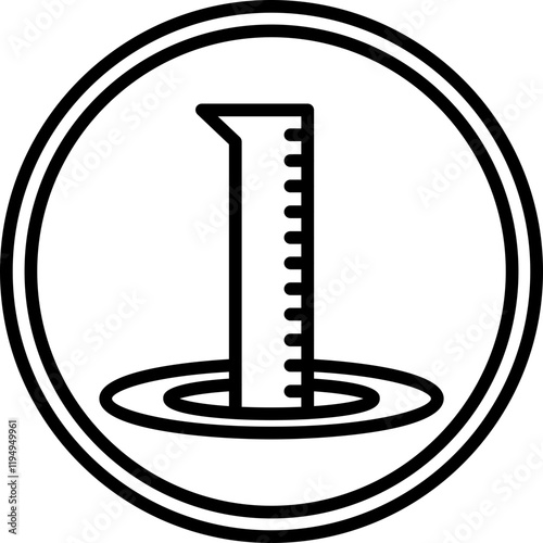 Graduated Cylinder Icon